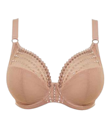 Elomi 8900 Lace Cafe Au Lait Matilda Plunge Underwire Bra myselflingerie.com